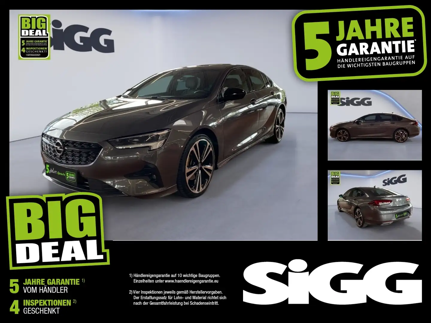 Opel Insignia B Grand Sport 2.0 Leder Klima NAVI Grijs - 1