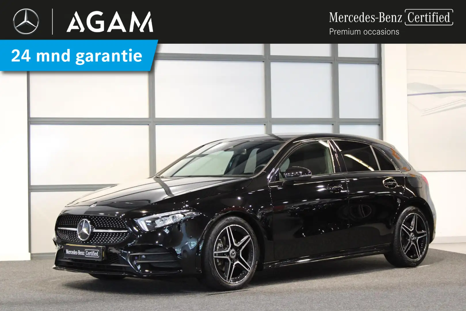 Mercedes-Benz A 200 Hatchback Line AMG Zwart - 1