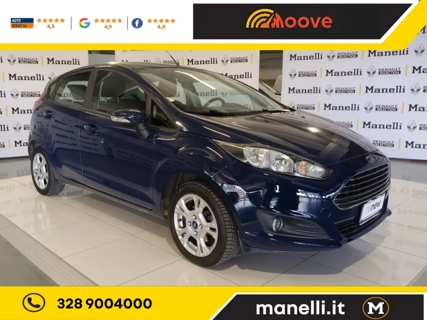 Ford Fiesta Titanium 1.5 TDCi 75cv rif.EY620 Blu/Azzurro - 1