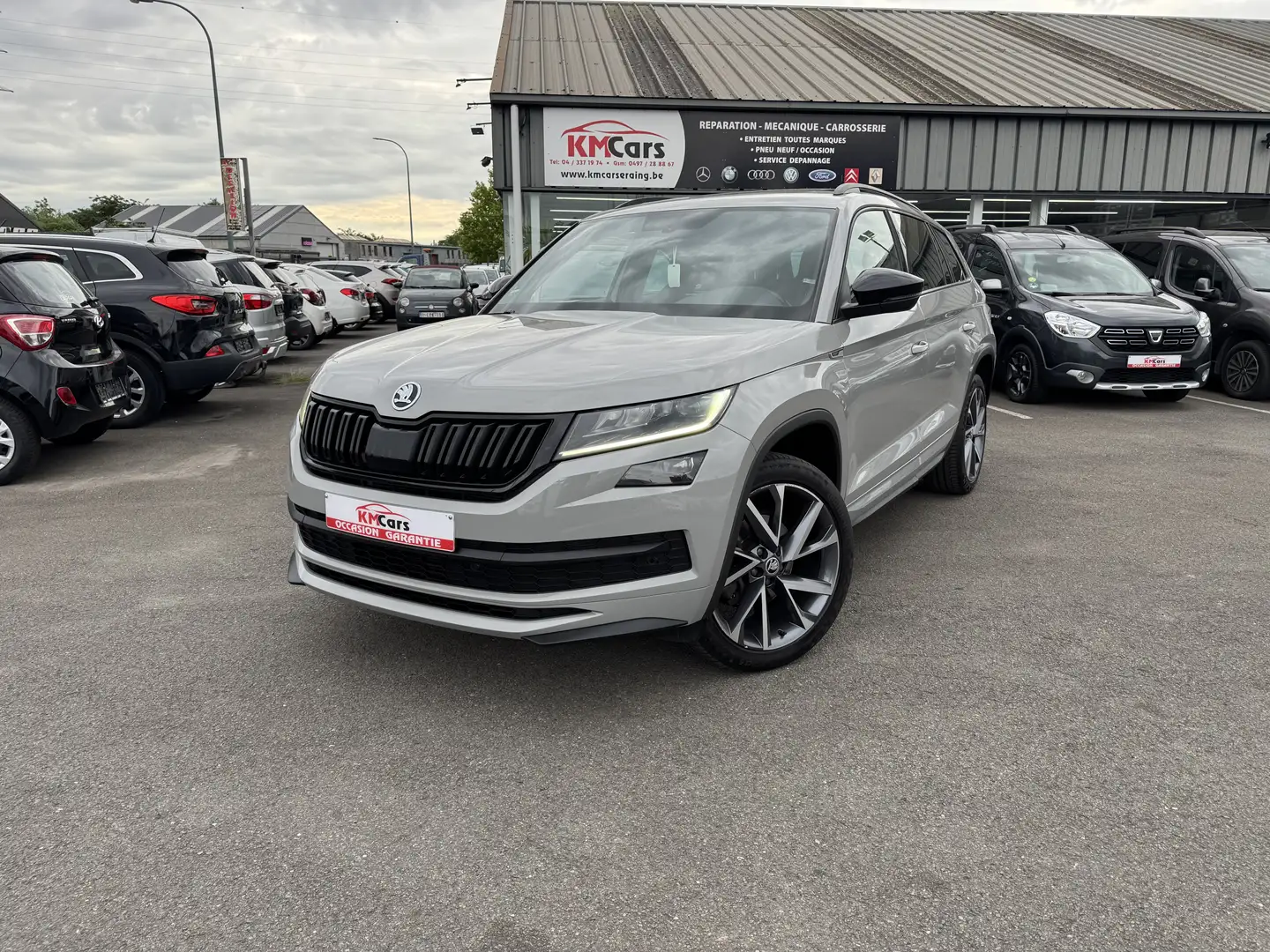 Skoda Kodiaq 2.0 CR TDi Sportline /FULL OPTION /AUTOMATIQUE Gris - 1