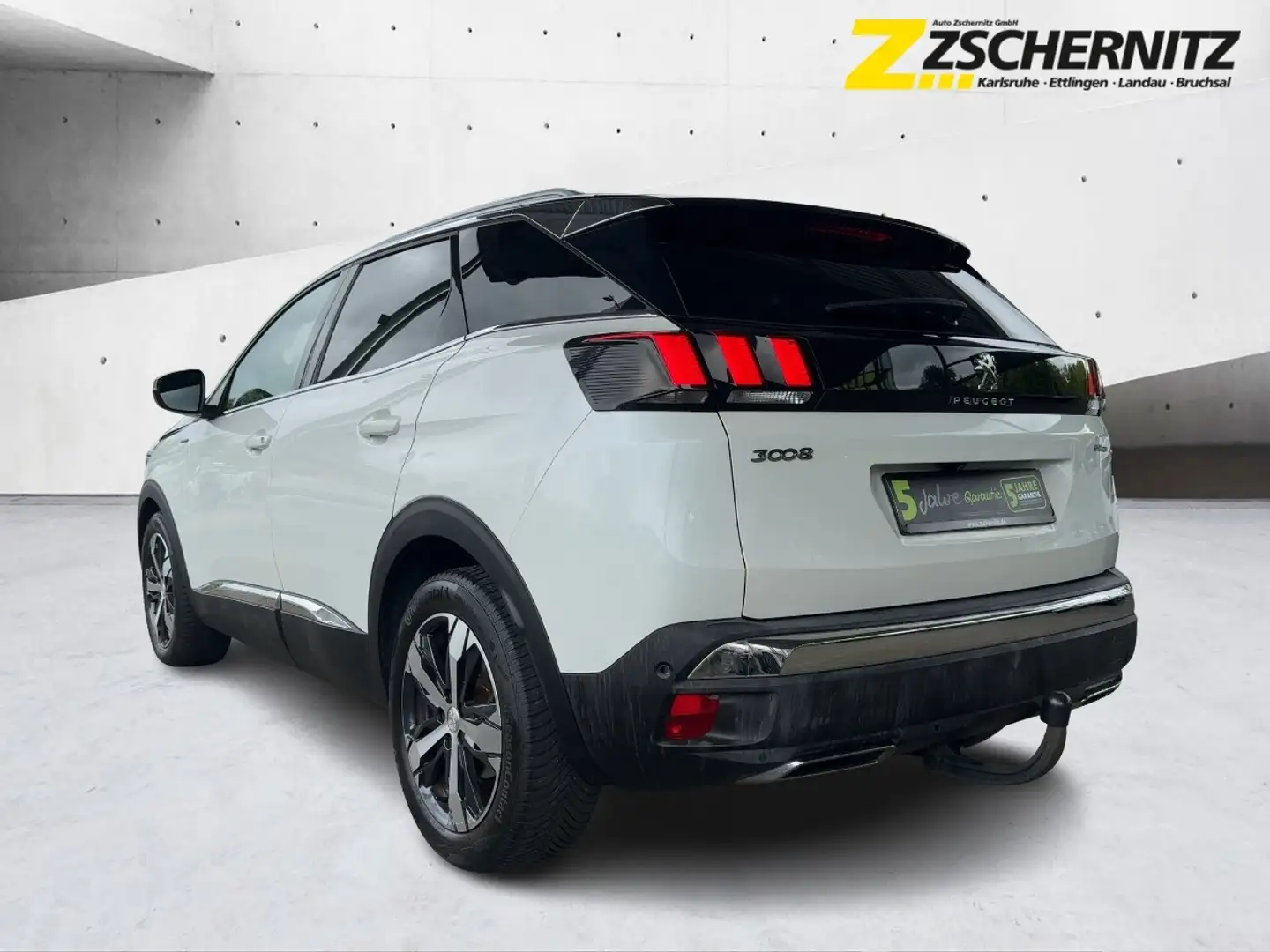 Peugeot 3008 1.6 THP 165 Allure AHK+LED+Navi+SHZ+2xKlima Weiß - 2