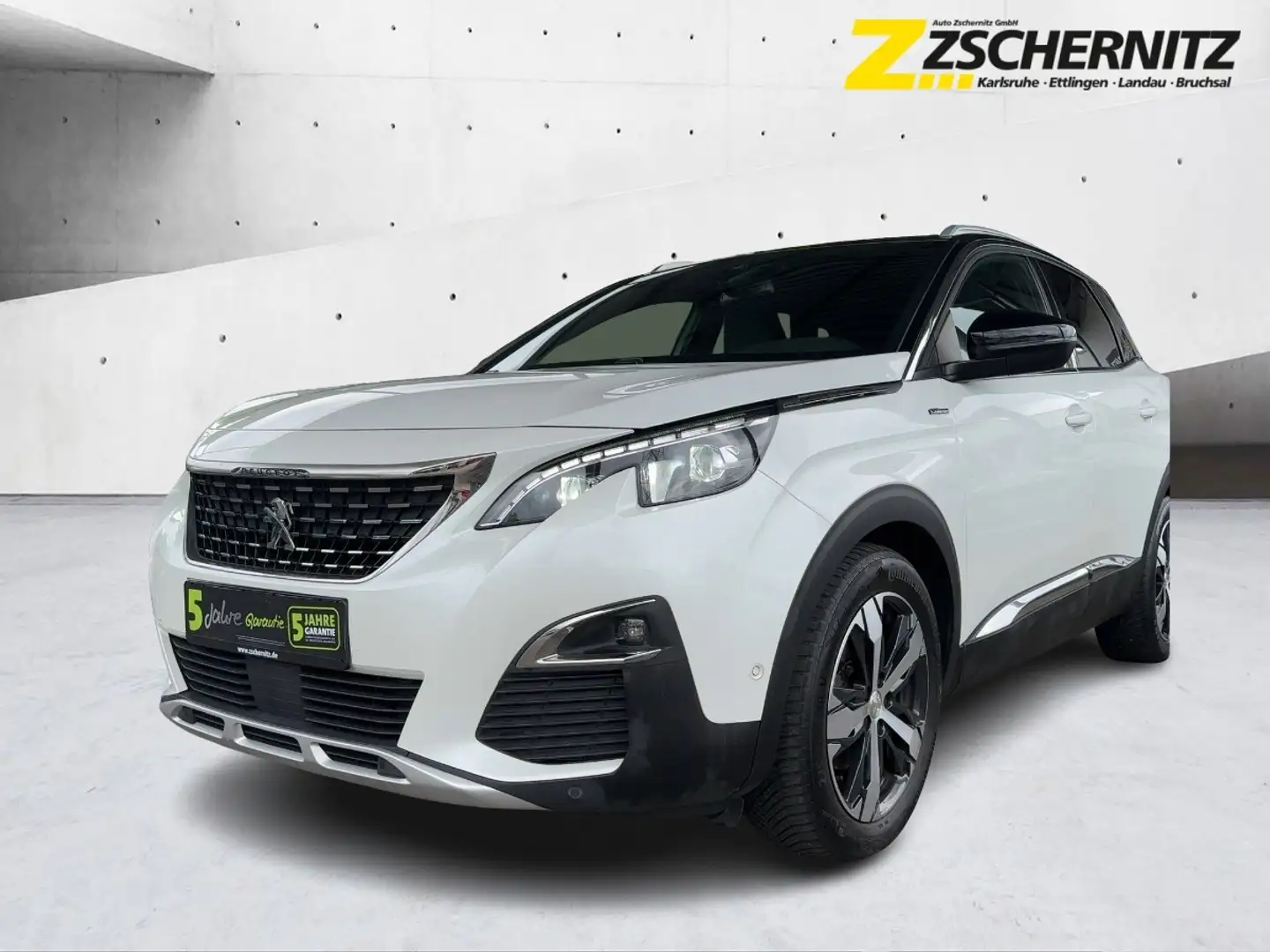 Peugeot 3008 1.6 THP 165 Allure AHK+LED+Navi+SHZ+2xKlima Weiß - 1