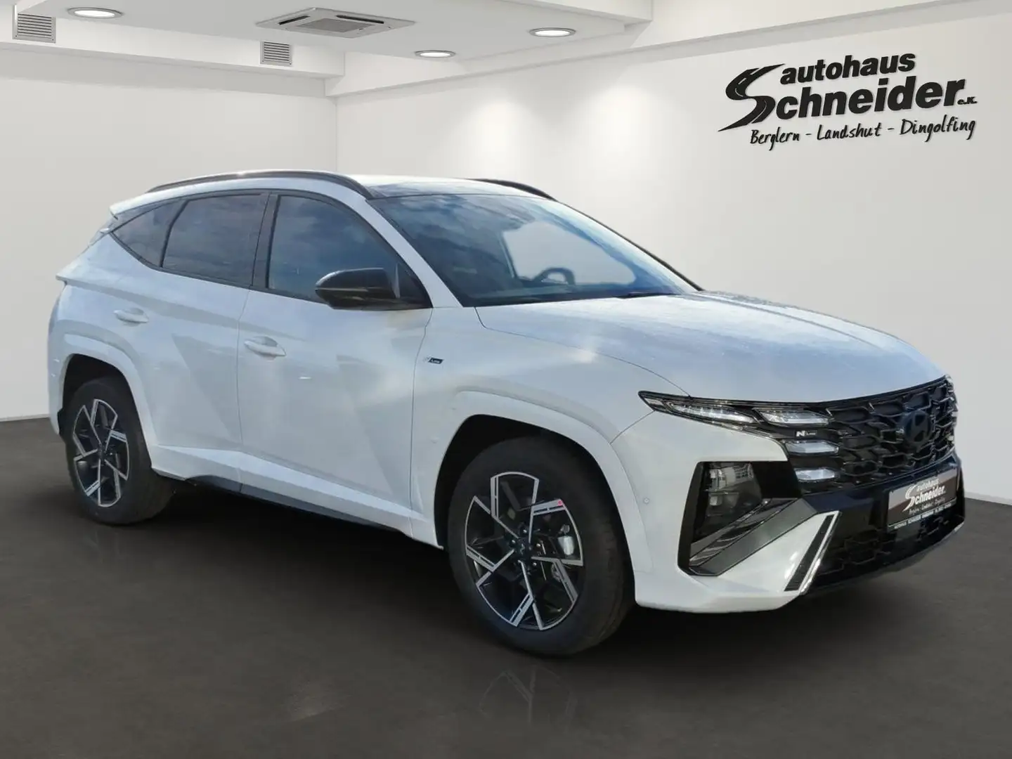 Hyundai TUCSON 1.6 TGDi 48V 7DCT N Line MATRIX/HuD/KRELL SOUND Weiß - 2