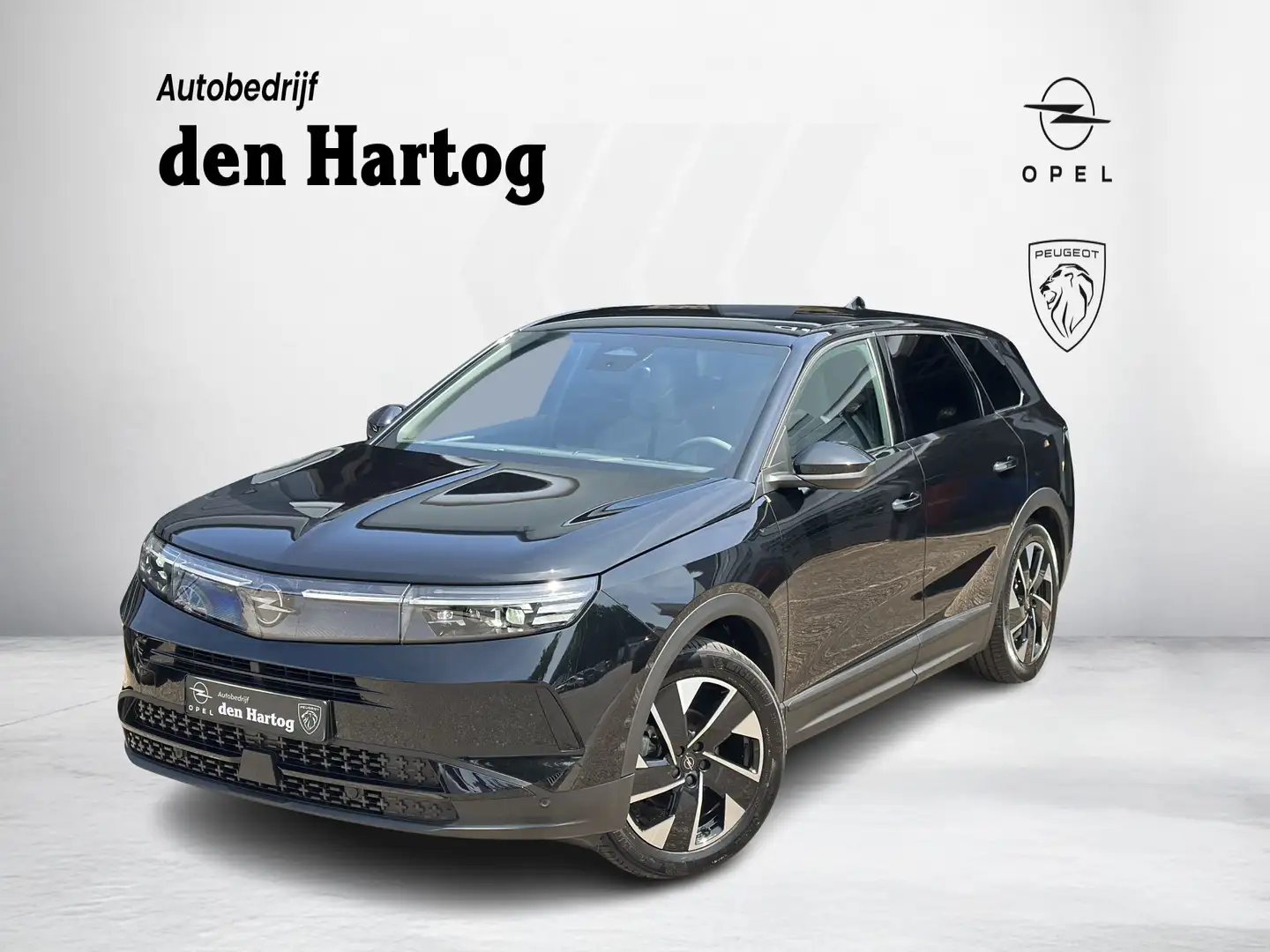 Opel Grandland 1.2 Turbo GS Stoel en stuur verwarming/Led/Camera. Zwart - 1