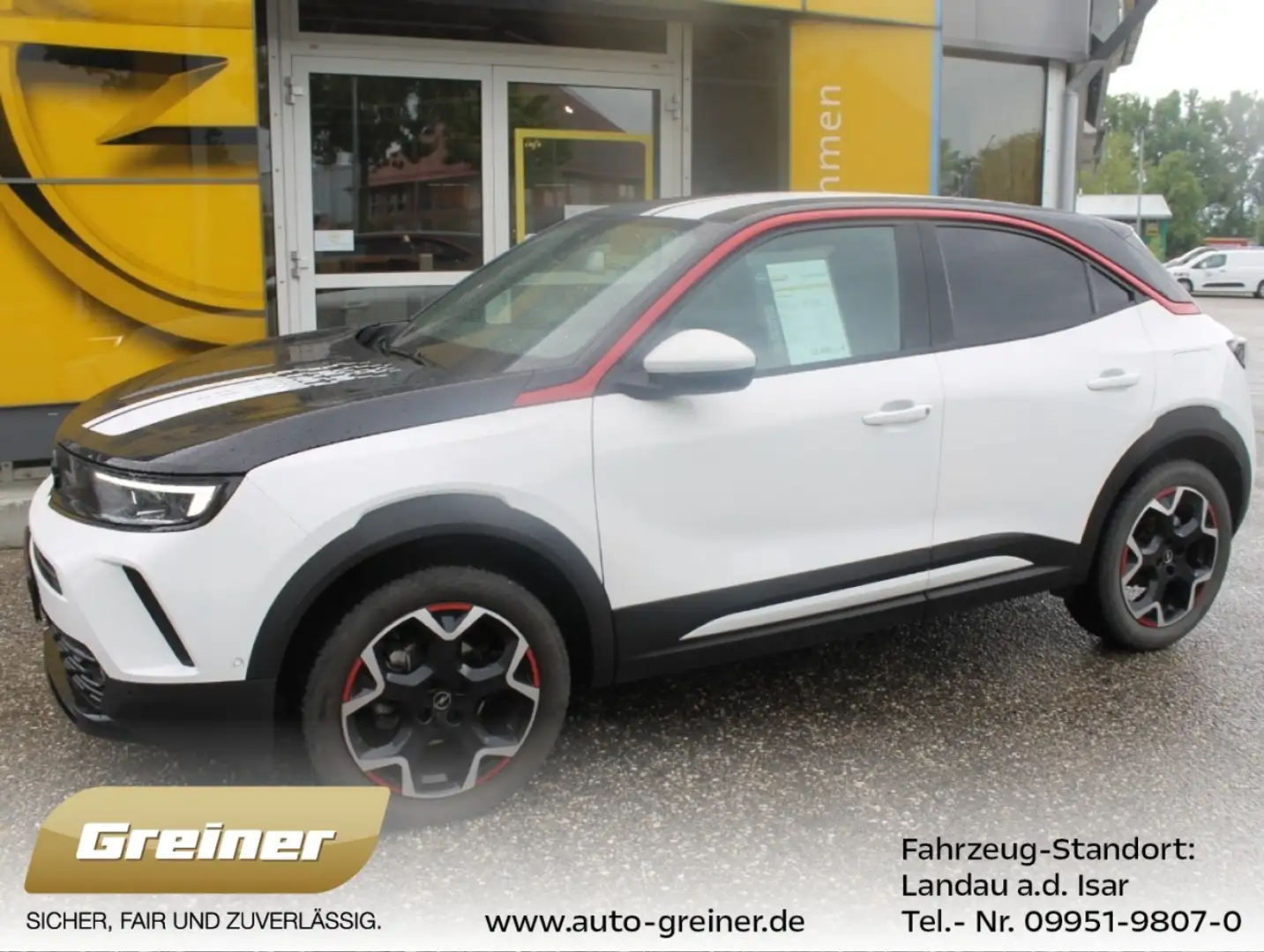 Opel Mokka 1.2 Turbo GS Line NAVI|SHZ|INTELLILUX|PDC Blanc - 1