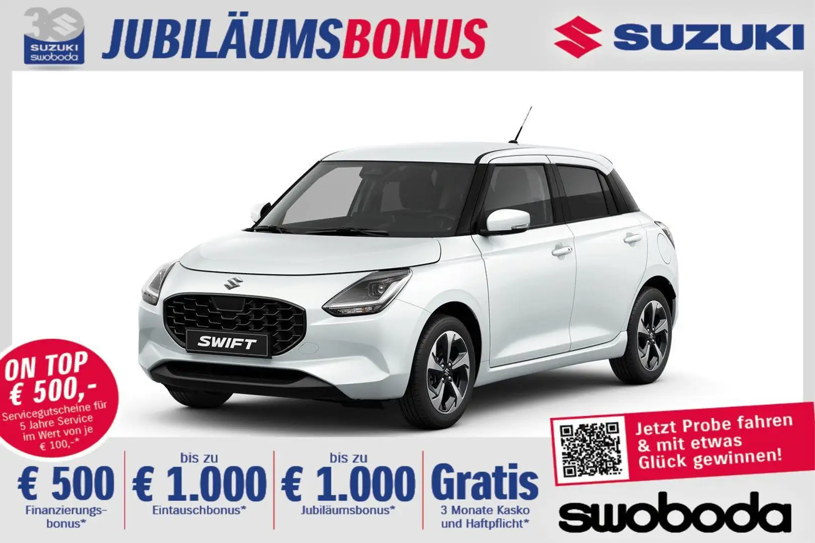 Suzuki Swift 1,2 Hybrid Allgrip shine Weiß - 1