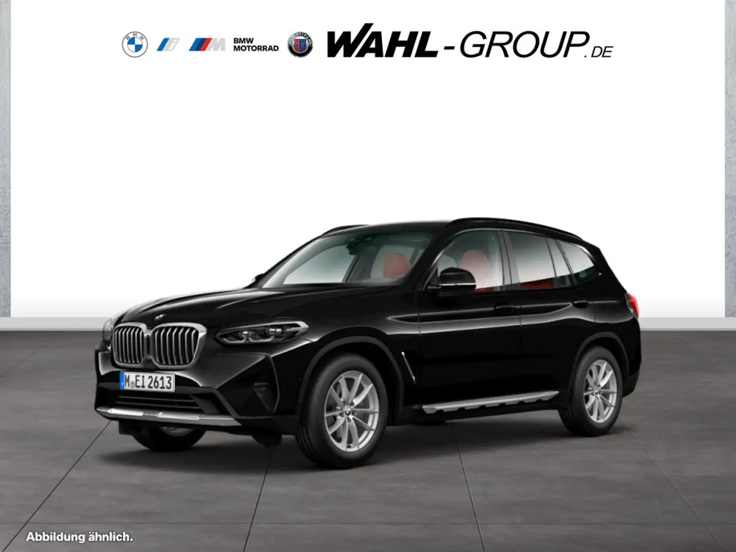 BMW X3 xDrive20d HIFI AHK DAB LED PARKASSISTENT ALU 18" Noir - 1