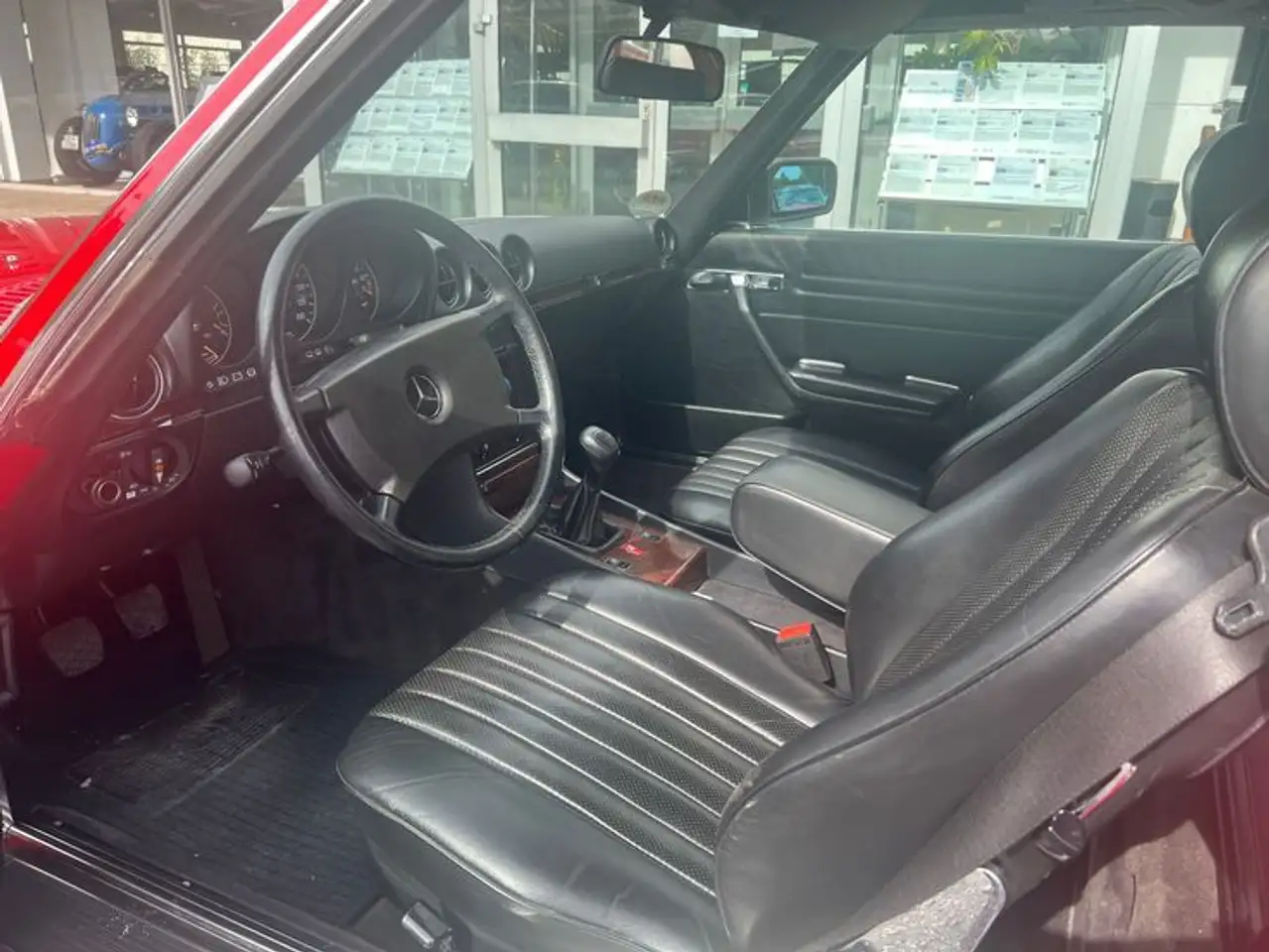 Mercedes-Benz SL 300 Rot/Leder schwarz/ 5 -Gang Schalter, foto 8