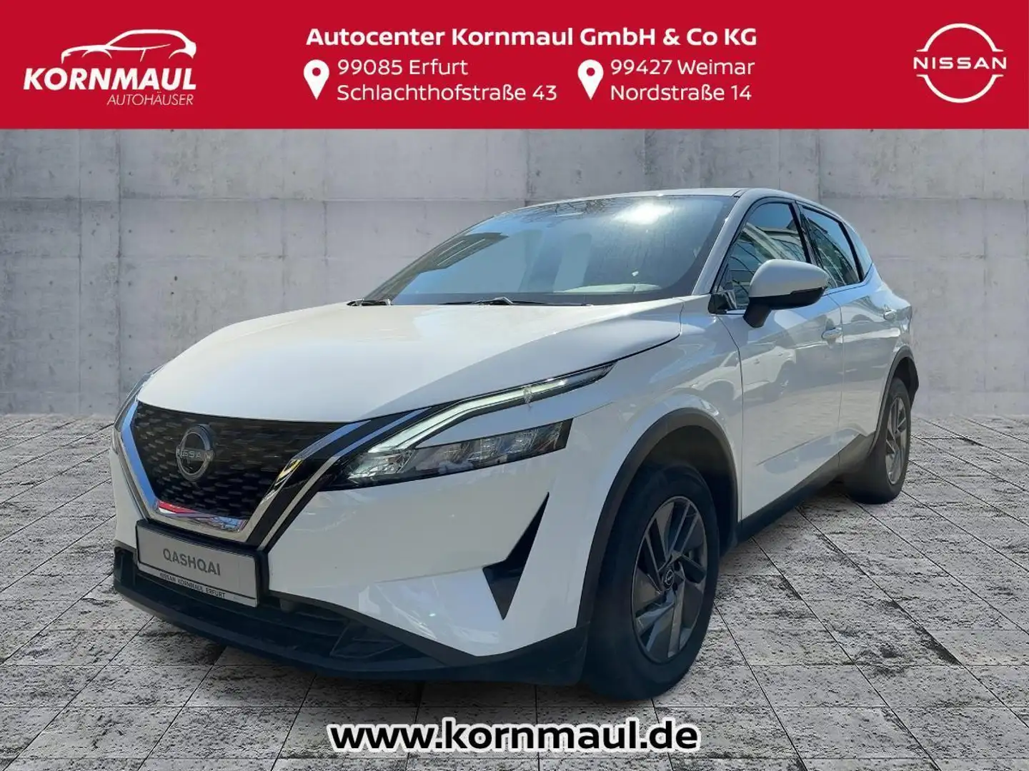 Nissan Qashqai Visia 1.3 DIG-T 140 PS LED-DAB RADIO Weiß - 1