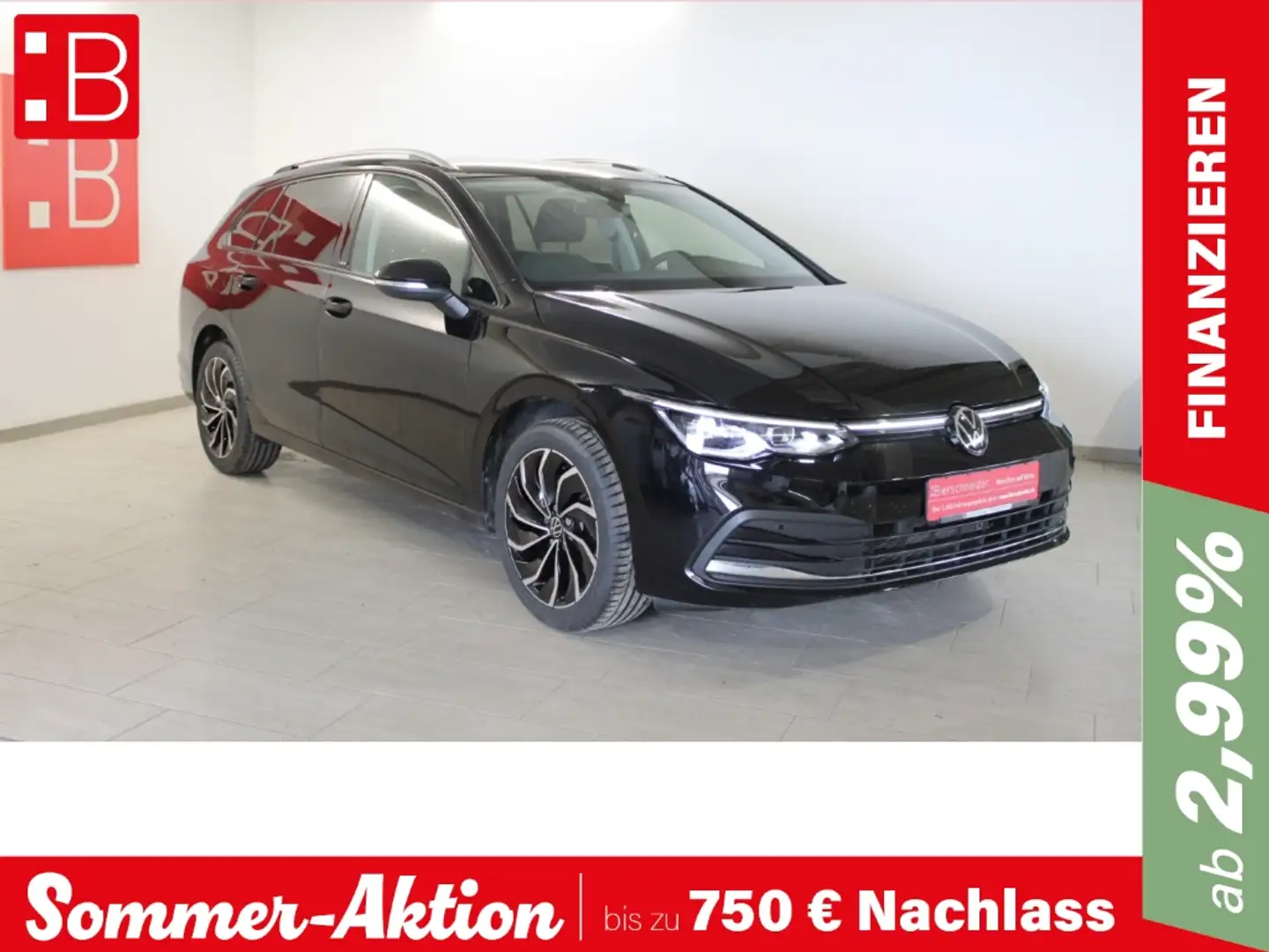 Volkswagen Golf Variant 8 1.0 eTSI DSG Move 17 AHK LED Schwarz - 1