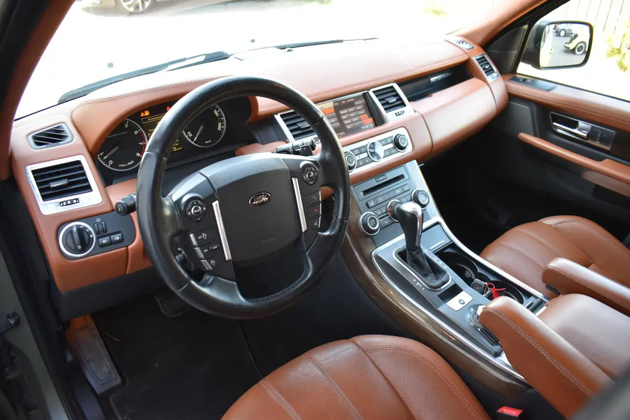 LAND ROVER RANGE ROVER SPORT 5.0 V8 SUPERCHARGED AUTOBIOGRAPHY EXT. DES.PACK 510 ch 4X4 BVA - CAMÉRA D'AIDE AU STATIONNEMENT - VOLANT EN CUIR