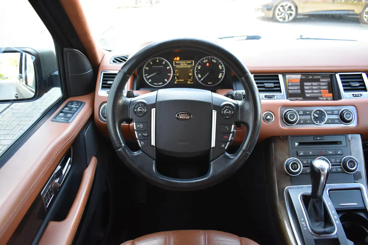 LAND ROVER RANGE ROVER SPORT 5.0 V8 SUPERCHARGED AUTOBIOGRAPHY EXT. DES.PACK 510 ch 4X4 BVA - CAMÉRA D'AIDE AU STATIONNEMENT - VOLANT EN CUIR
