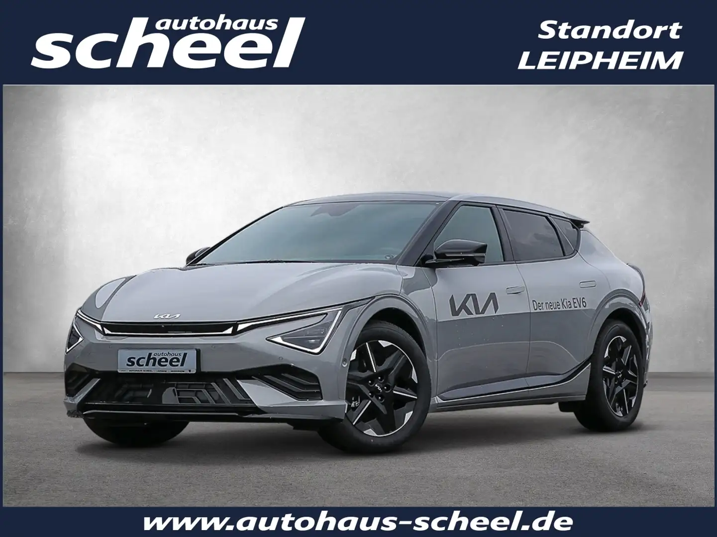 Kia EV6 AWD Elektro GT-Line Glasdach Sound DriveWise Grau - 1