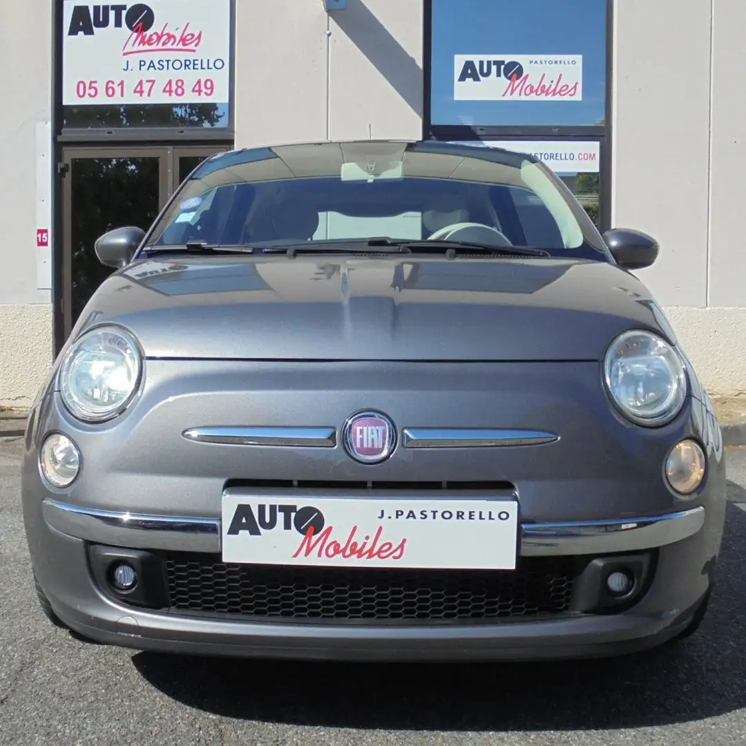 Fiat 500 1.2 L LOUNGE Gris - 2
