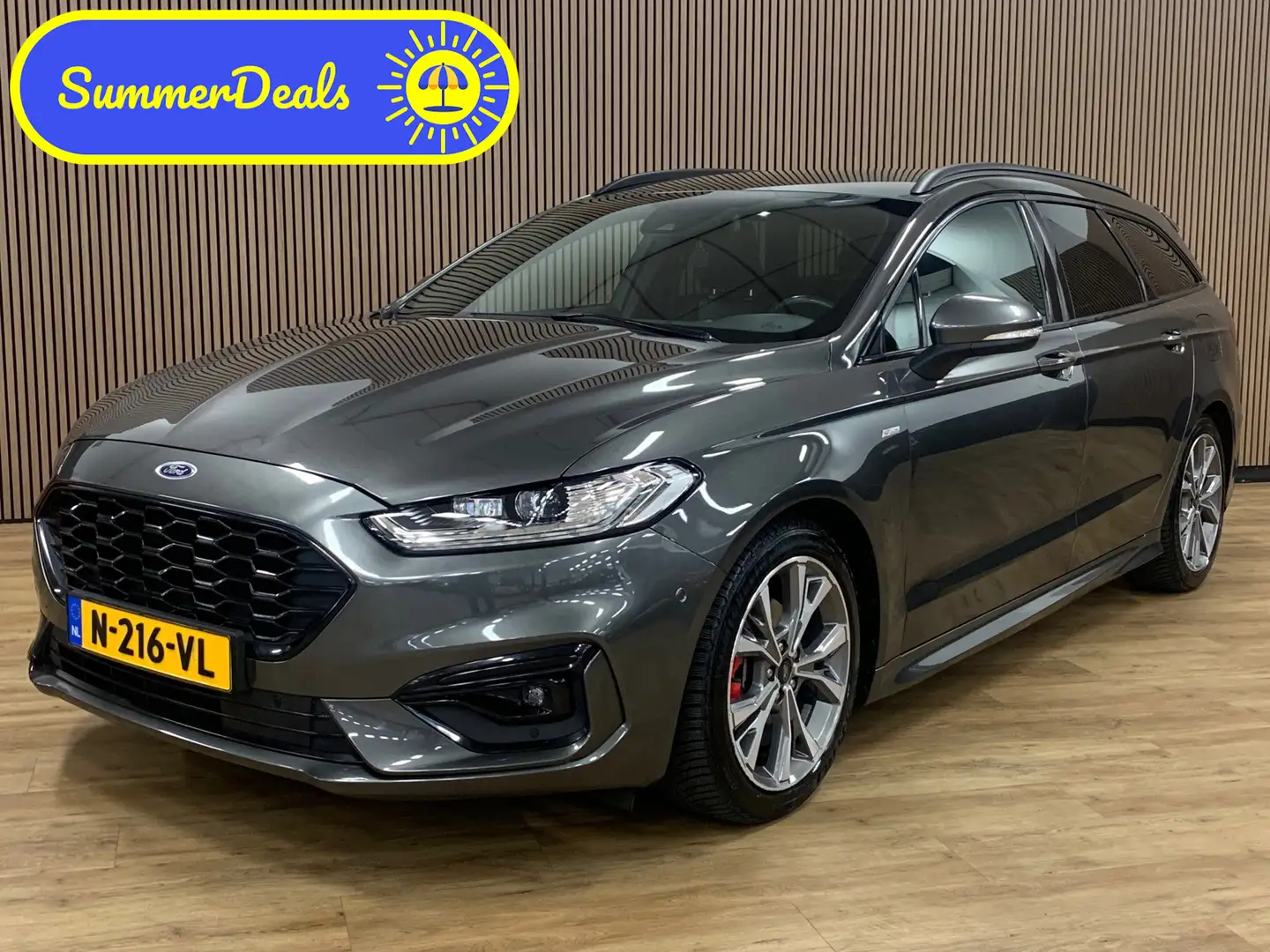 Ford Mondeo Wagon 2.0 IVCT HEV ST-Line|Automaat|Full Options| Grijs - 1