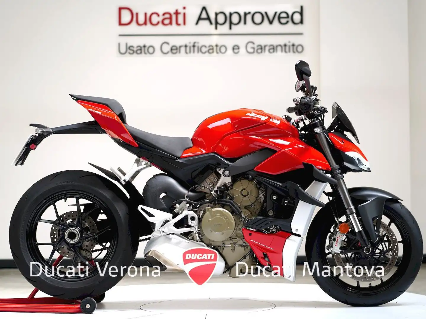 Ducati Streetfighter Streetfighter V4 rosso solo 9.612 km Червоний - 1
