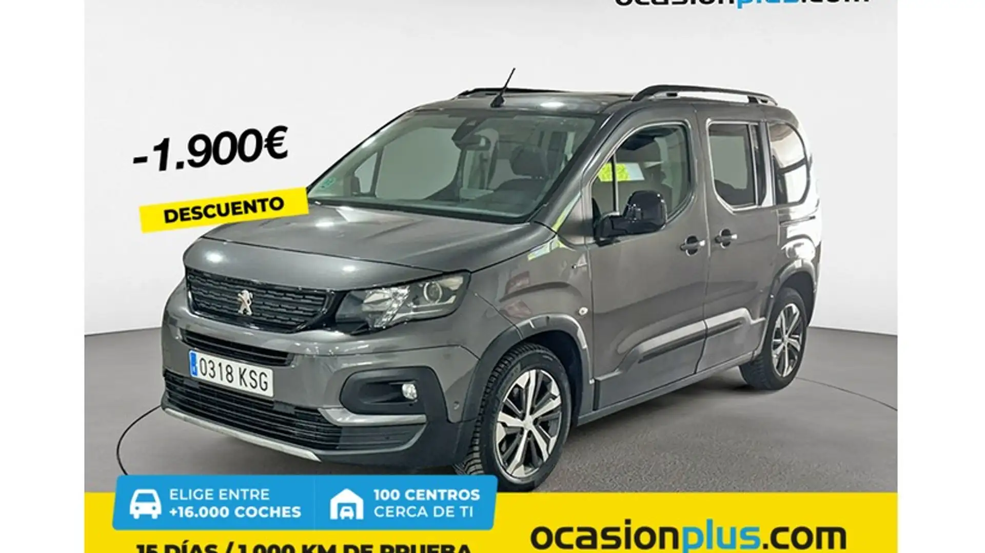 Peugeot Rifter 1.5BlueHDi S&S Long GT Line 130 Gris - 1