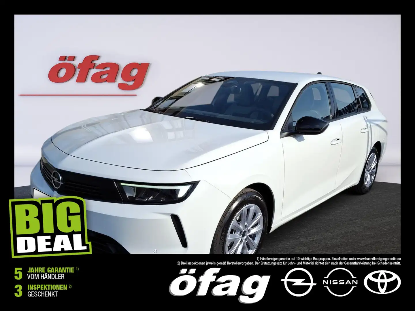 Opel Astra ST 1.2 Turbo Business Edition *** AKTION *** Weiß - 1