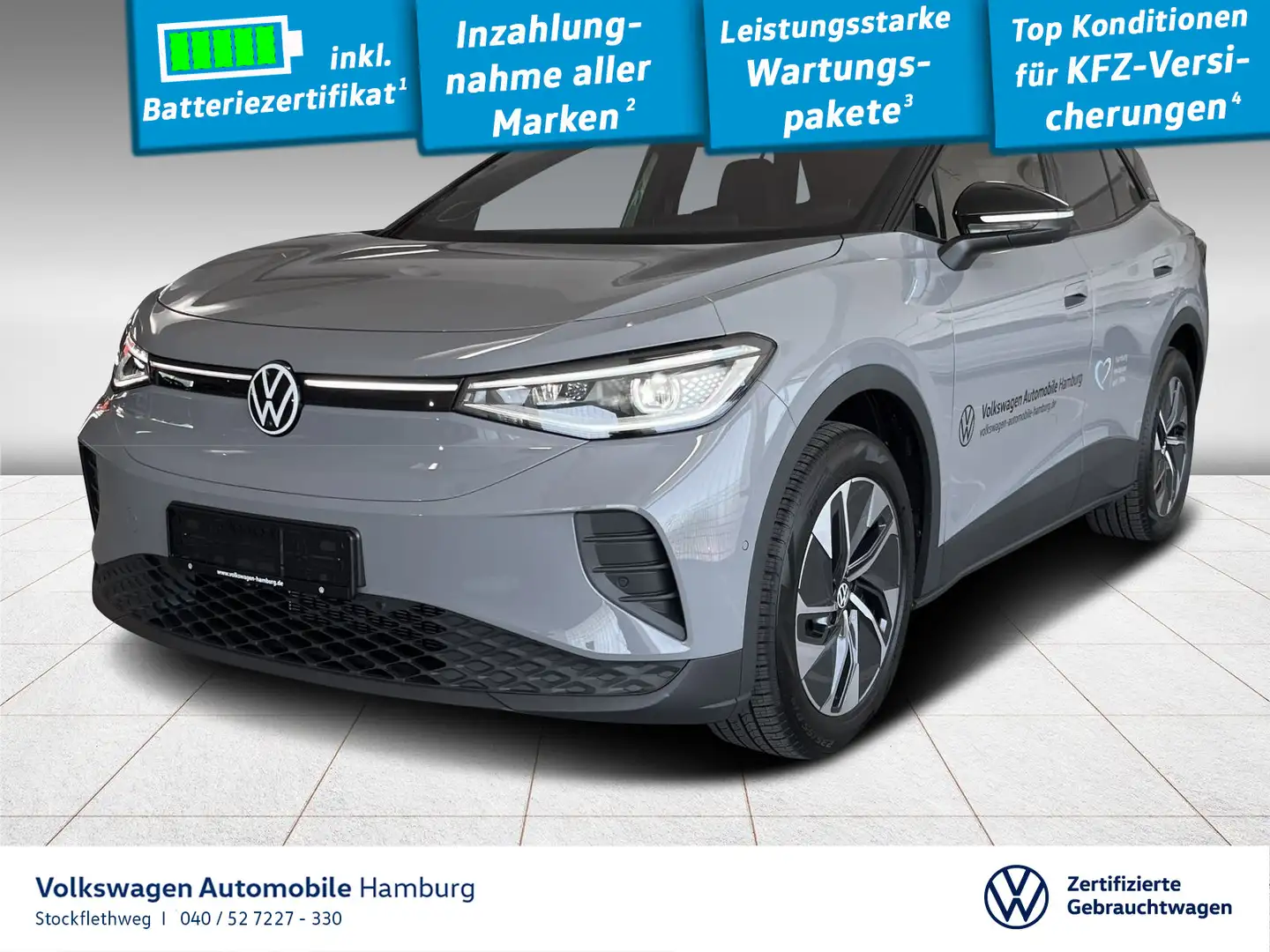 Volkswagen ID.4 Pro Goal AHK Navi Kamera´s Panorama Grau - 1