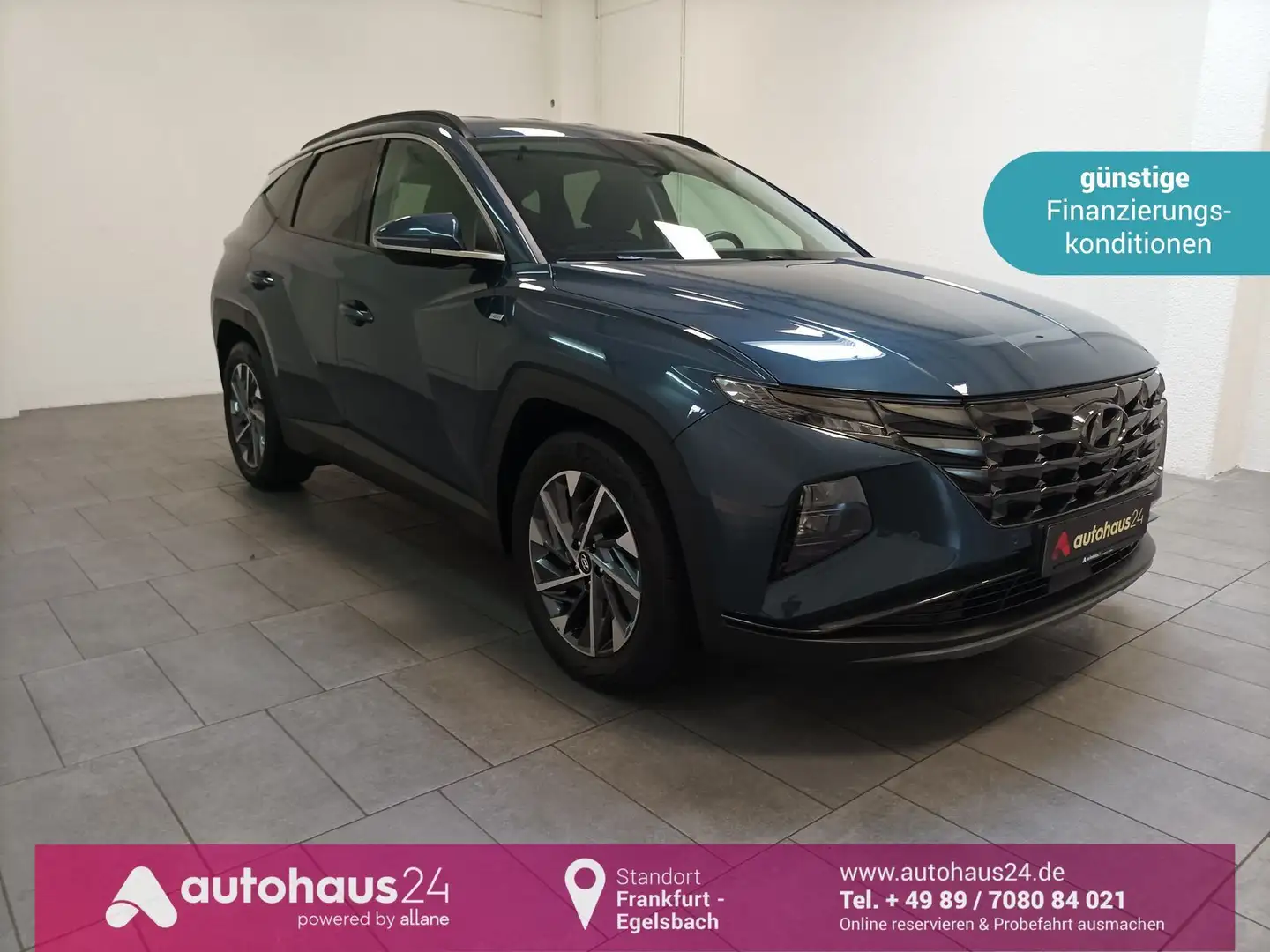 Hyundai TUCSON 1.6 CRDi Trend 2WD|Navi|CAM|Lenkrhzg. Blauw - 1