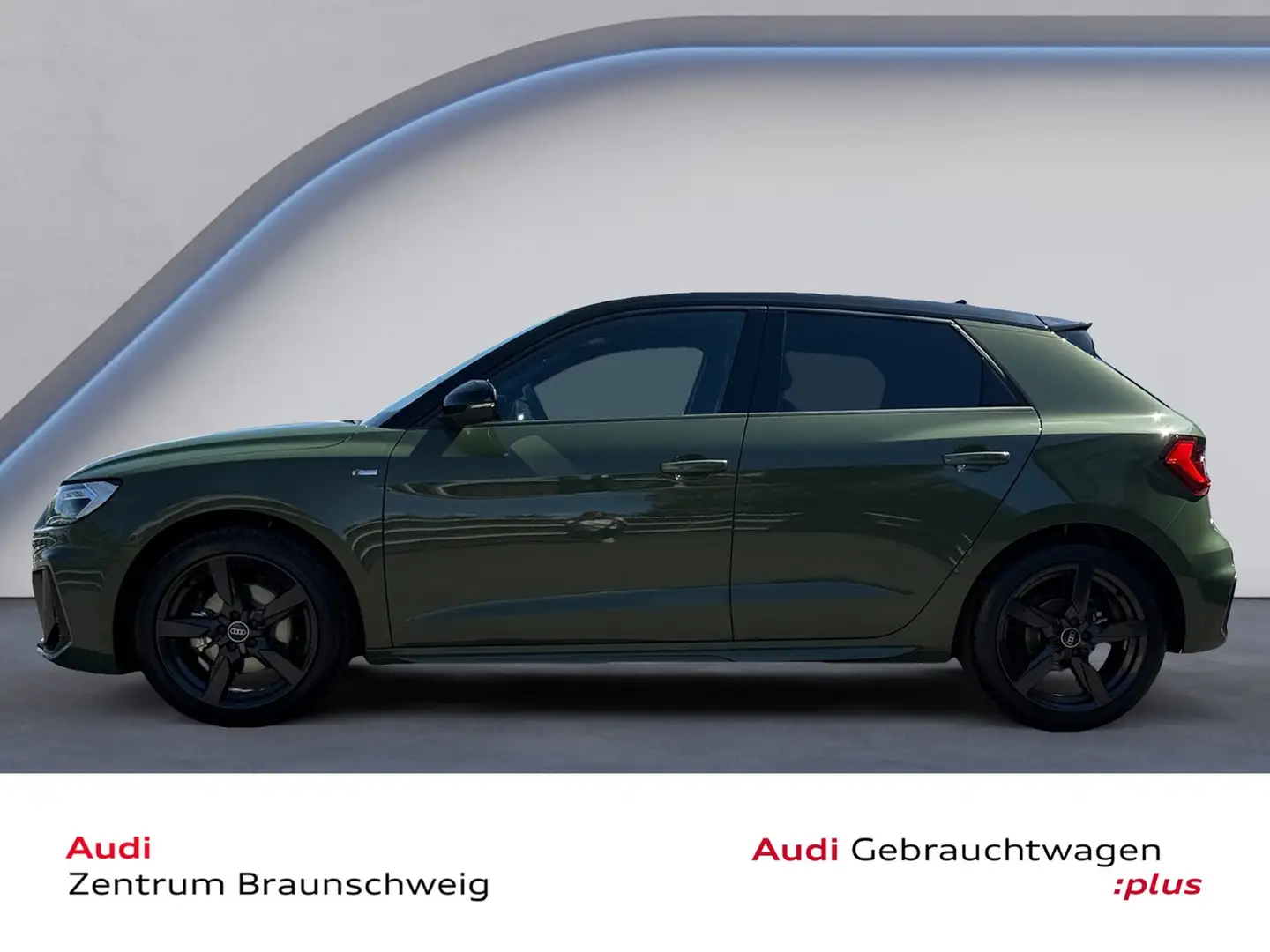 Audi A1 Sportback 30 TFSI S line RÜCKFAHRK.+LED+SOUND Grün - 2