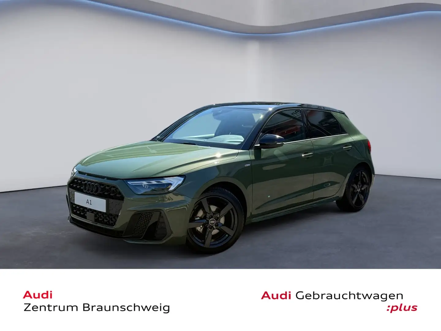 Audi A1 Sportback 30 TFSI S line RÜCKFAHRK.+LED+SOUND Grün - 1