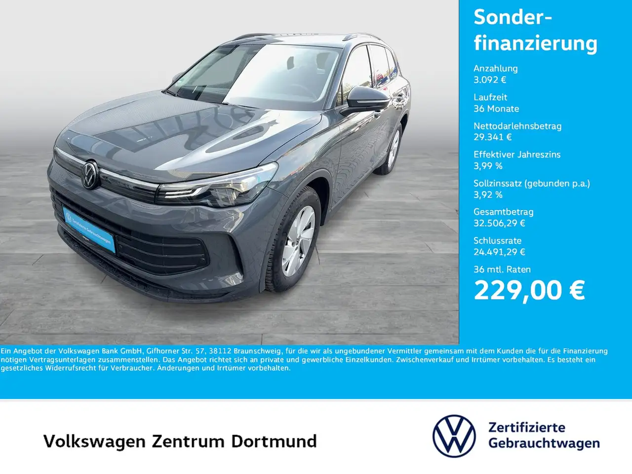 Volkswagen Tiguan 1.5 eTSI AHK CAM NAVI LM17 CARPLAY SITZHZ