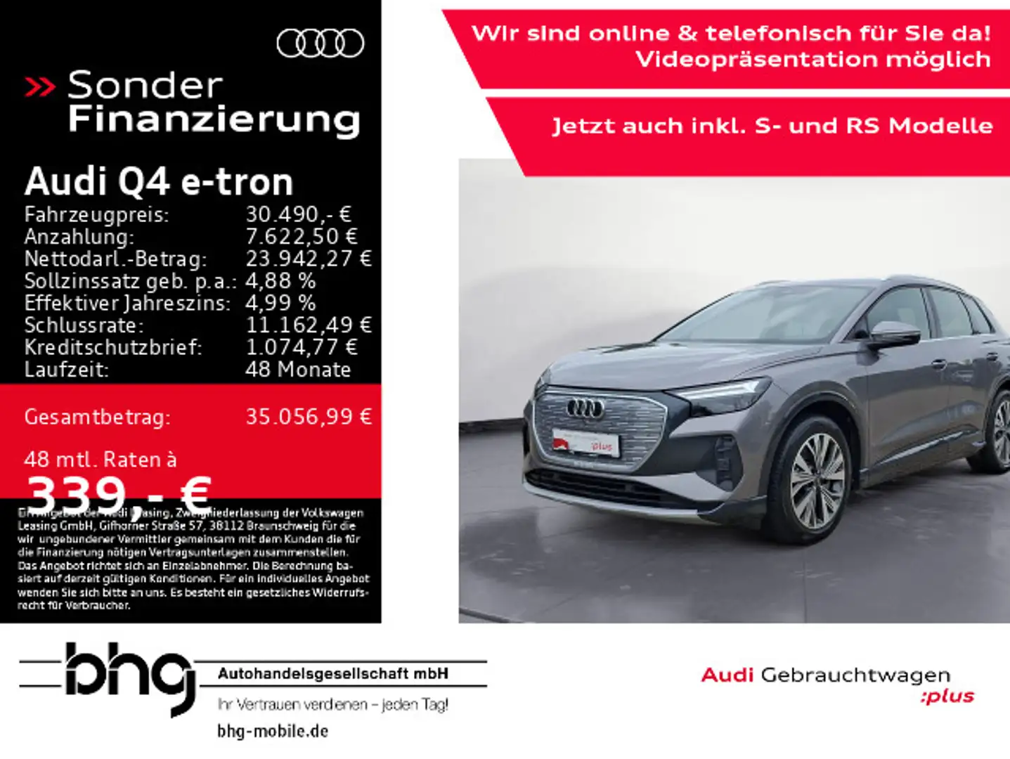 Audi Q4 e-tron 40 Grau - 1