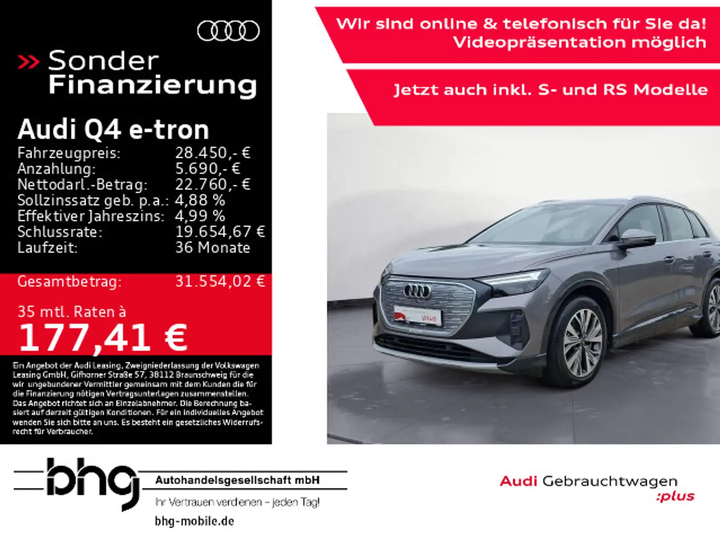 Audi Q4 e-tron 40 Grau - 1