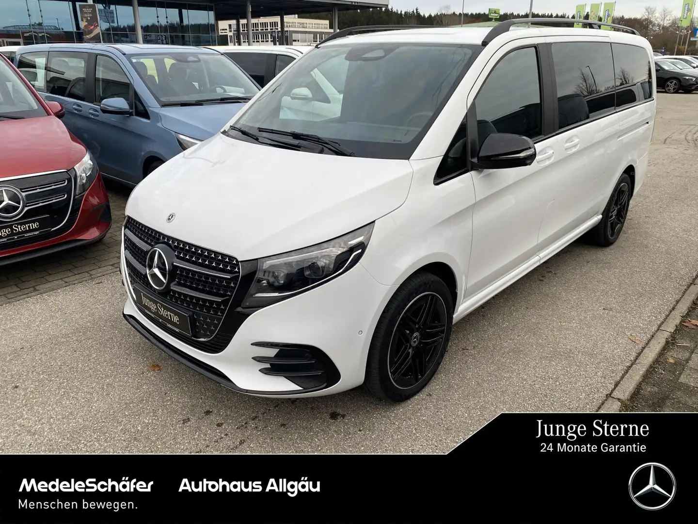 Mercedes-Benz V 300 V 300 d 4MATIC AVANTGARDE Lang EL. TÜREN 360 AHK Weiß - 1