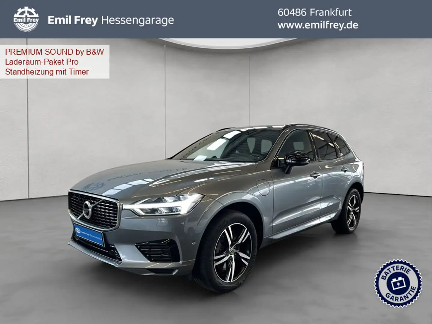 Volvo XC60 XC60 T8 Twin-Engine AWD R-Design Glasd 360° Standh Grau - 1