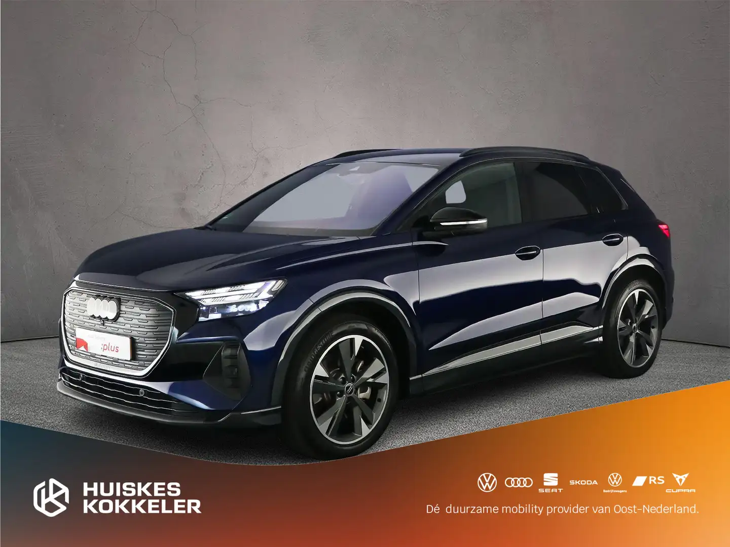 Audi Q4 e-tron 50 quattro Launch edition Advanced 77 kWh | Matrix Blauw - 1