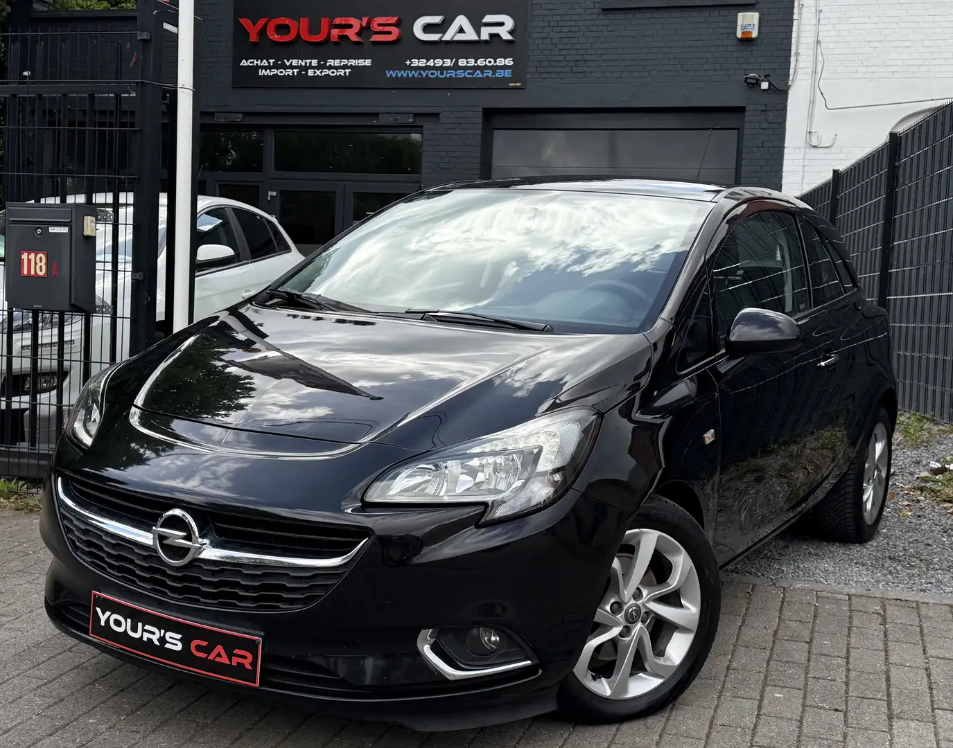 Opel Corsa 1.3 CDTI Euro 6b - Semi cuir - Ecran - Clim !! Noir - 1