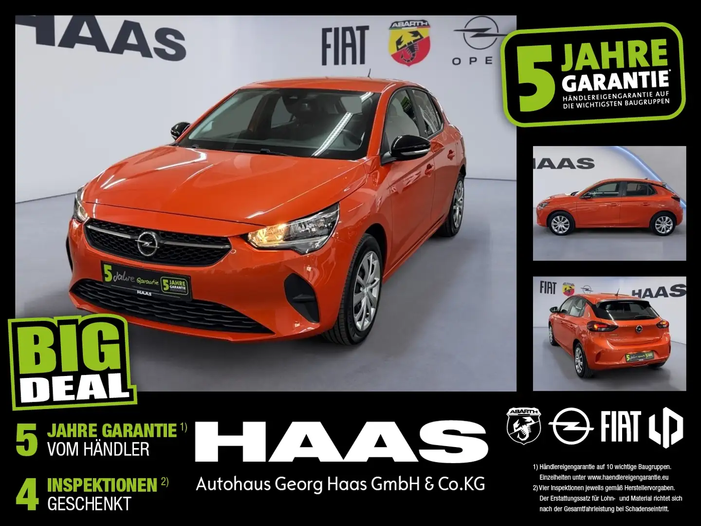 Opel Corsa F e Edition Sitz&,-Lenkradheizung,Carplay Orange - 1