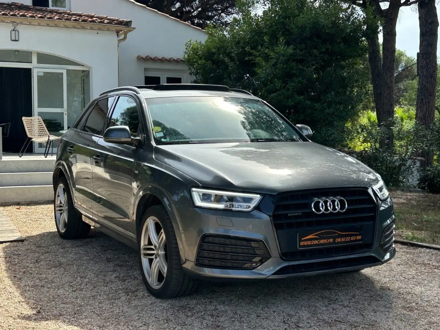 Audi Q3 2.0 TDI 184 ch S tronic 7 Quattro S line / FULL OPTIONS / ENTRETIEN COMPLET / DISTRIBUTION EFFECTUÉE Grau - 1