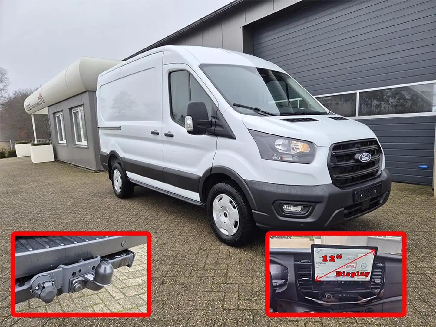 Ford Transit L2H2 2.0 EcoBlue 130PS Trend 3,5t 2-Sitzer AHK Sit Weiß - 2