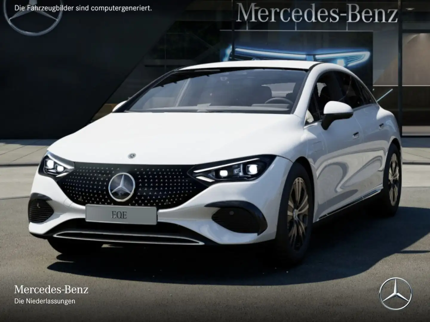 Mercedes-Benz EQE 300 EQE 350 Avantgarde Fahrass WideScreen Airmat AHK Weiß - 2