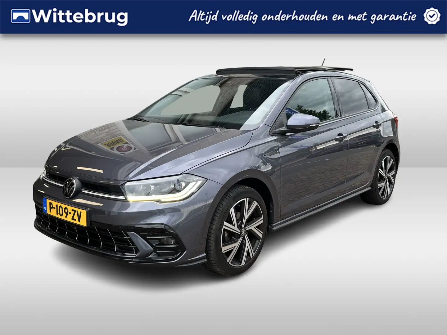 Volkswagen Polo 1.0 TSI R-Line / PANO/ AFNEEM. TREKHAAK/ 2X R-LINE Gris - 1