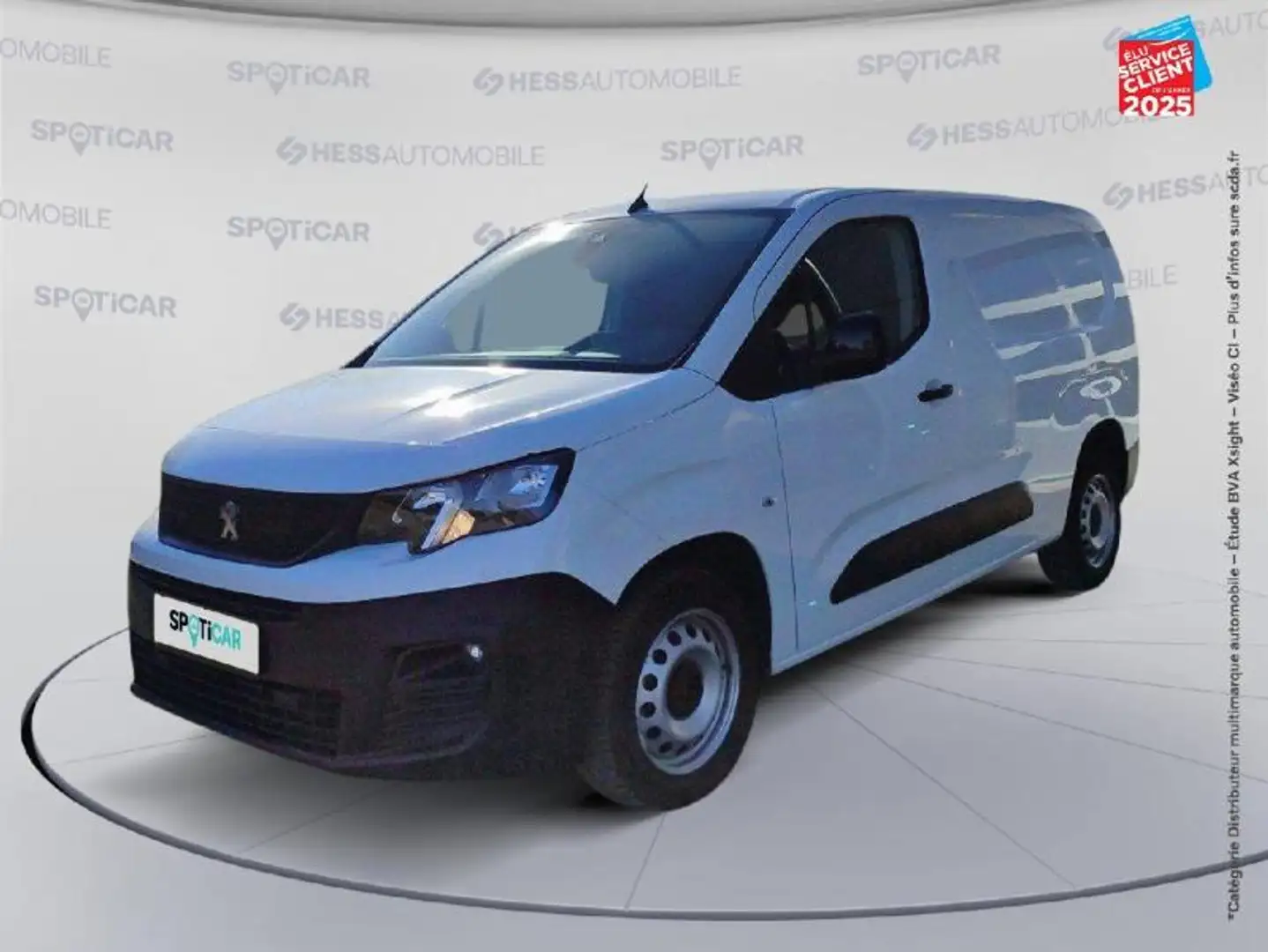 Peugeot Partner Long 950kg BlueHDi 100ch S/S BVM5 Grip GPS Camera  Blanc - 1
