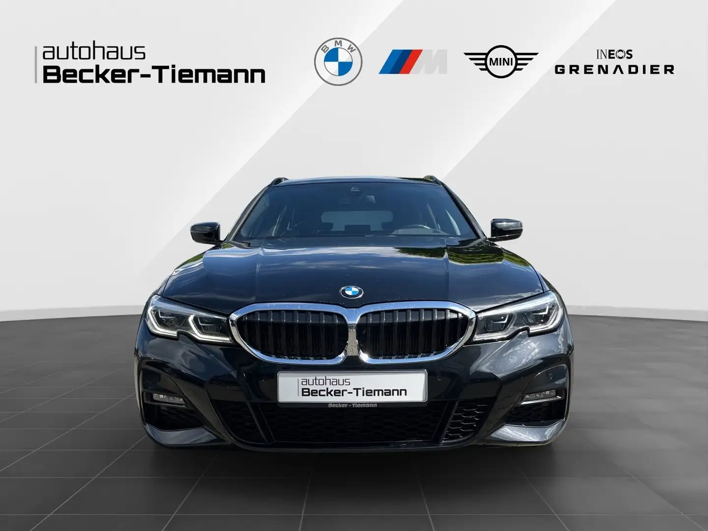 BMW 330 e Touring M Sport HUD AHK Laser DrivAss SHZ PDC Schwarz - 2