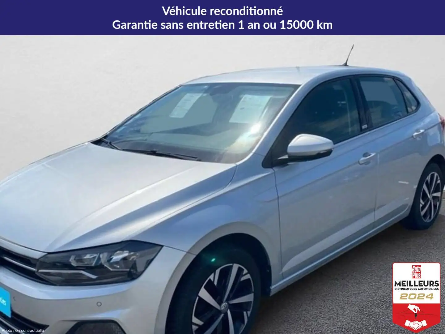 Volkswagen Polo 1.0 tsi 95 s\u0026s bvm5 connect Blanc - 1