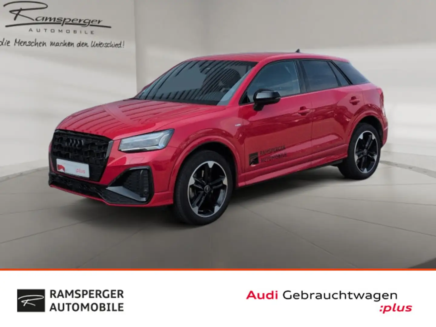 Audi Q2 S line 35 TFSI Matrix ACC Navi Optik EPH+ Rot - 1