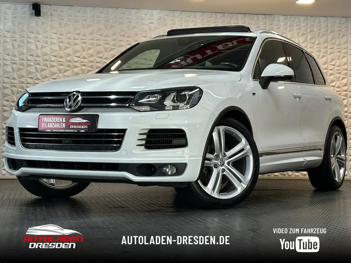 Volkswagen Touareg 4.2TDI R LINE 4M* BIXEN#LUFT#FH#SH#PANO Blanc - 1