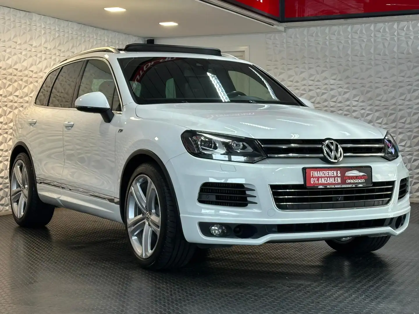 Volkswagen Touareg 4.2TDI R LINE 4M* BIXEN#LUFT#FH#SH#PANO Blanc - 2