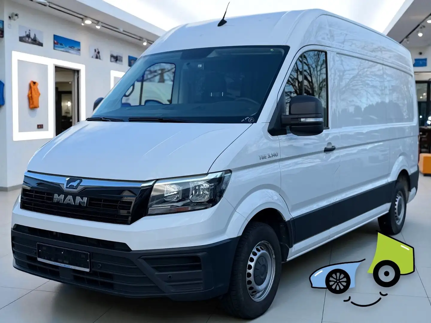 MAN TGE L3H2 Kasten Kamera/Standheizung/PDC Weiß - 1