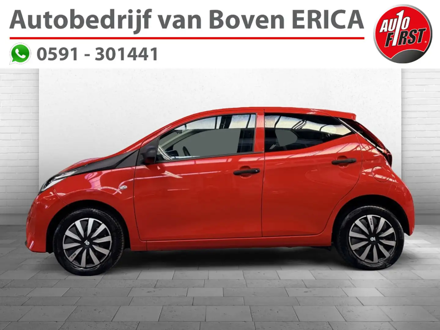 Toyota Aygo 1.0 VVT-i x-fun Bluetooth Telefoon Airco Rouge - 1