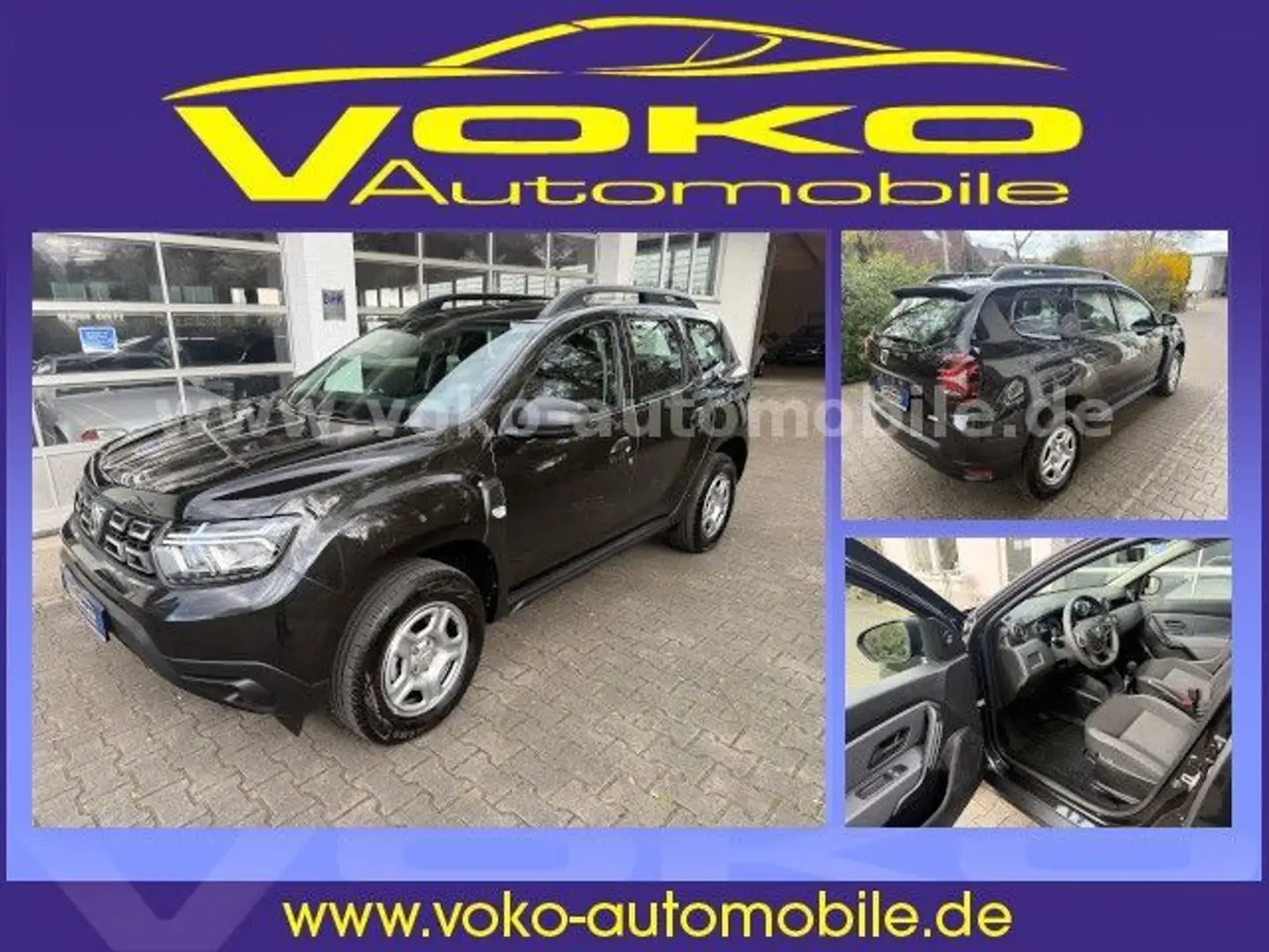 Dacia Duster 1.0 TCe Access Klima*SHZ*PDC 1.Hd. 16tkm Schwarz - 1