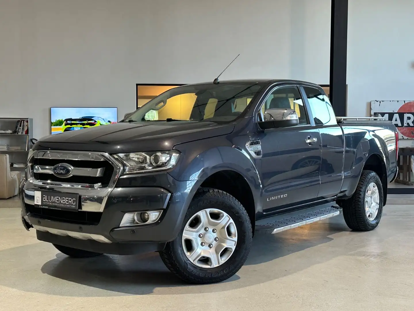 Ford Ranger Limited Extrakabine 4x4 *Kamera,Navi* Silber - 1