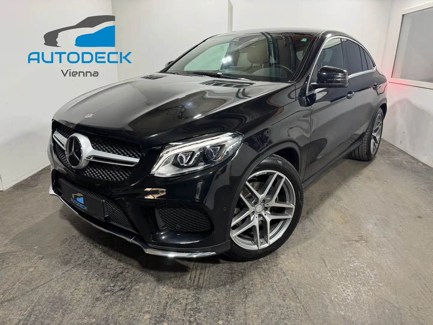 Mercedes-Benz GLE 350 GLE 350d 4Matic Coupe 1.Besitz/AMG/360/Distronic Schwarz - 1