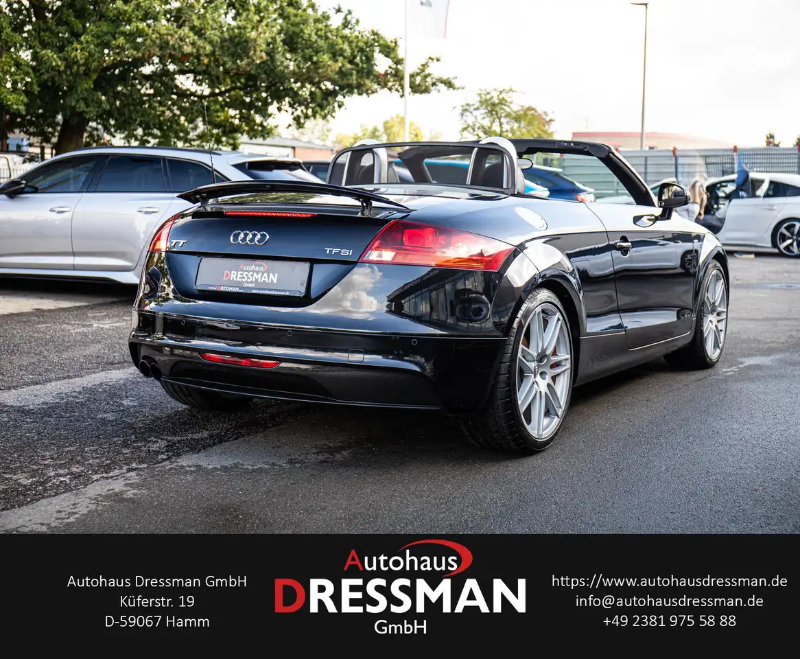 AUDI TT ROADSTER 2.0 TFSI S-LINE - 200 ch - 144 646KMS - SELLERIE CUIR - VOLANT EN CUIR - PACK SPORT